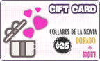 Collares para la Novia - DORADO ($25)